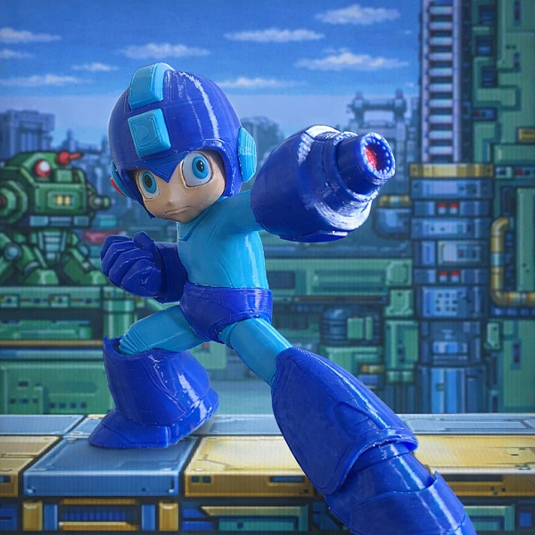 Figura de Megaman de 19cm.
